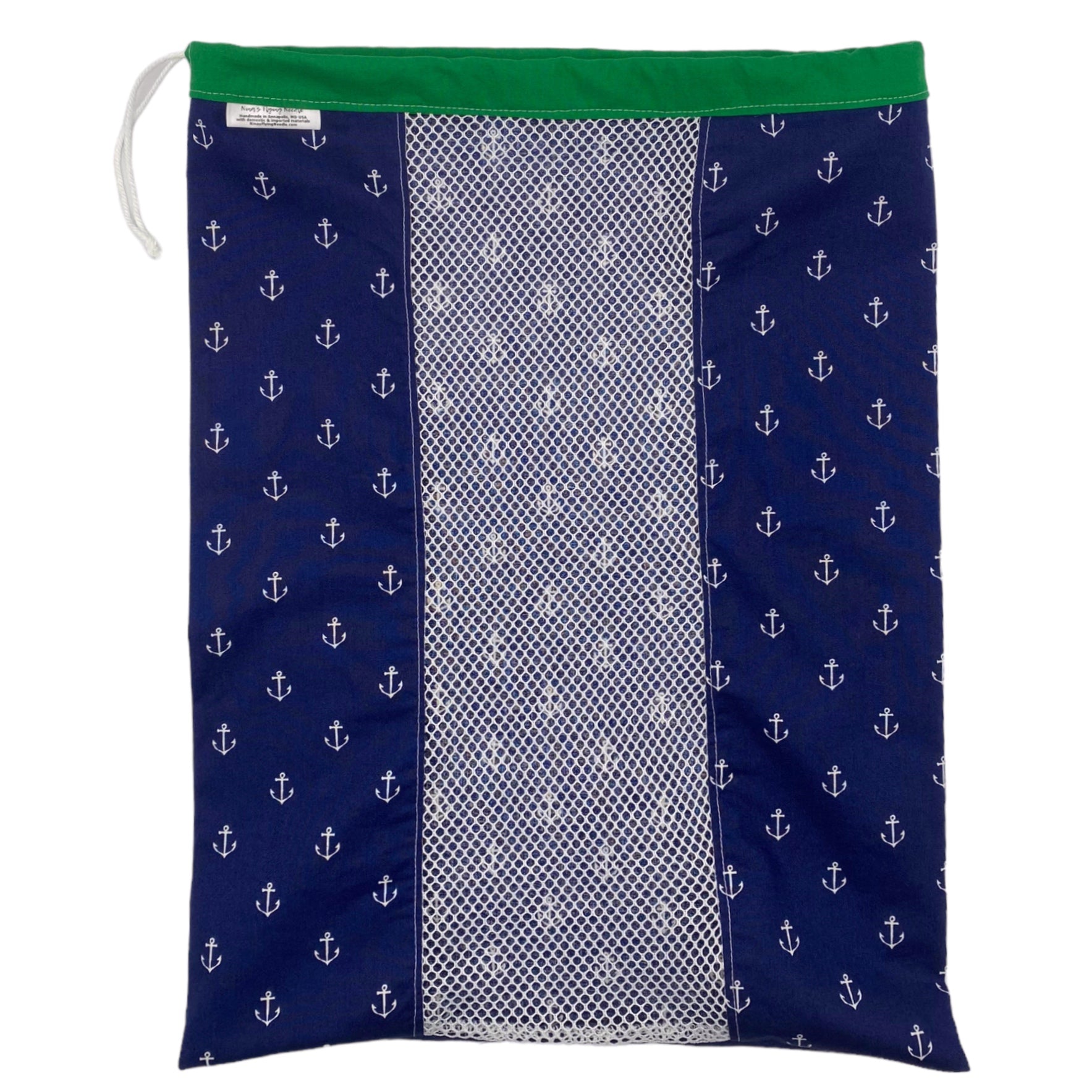 Large Produce Bag Anchors on Navy