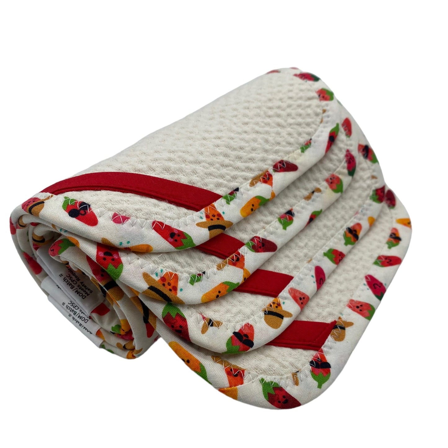 Set of 2 Reusable STANDARD Paper Towels - Chili Peppers