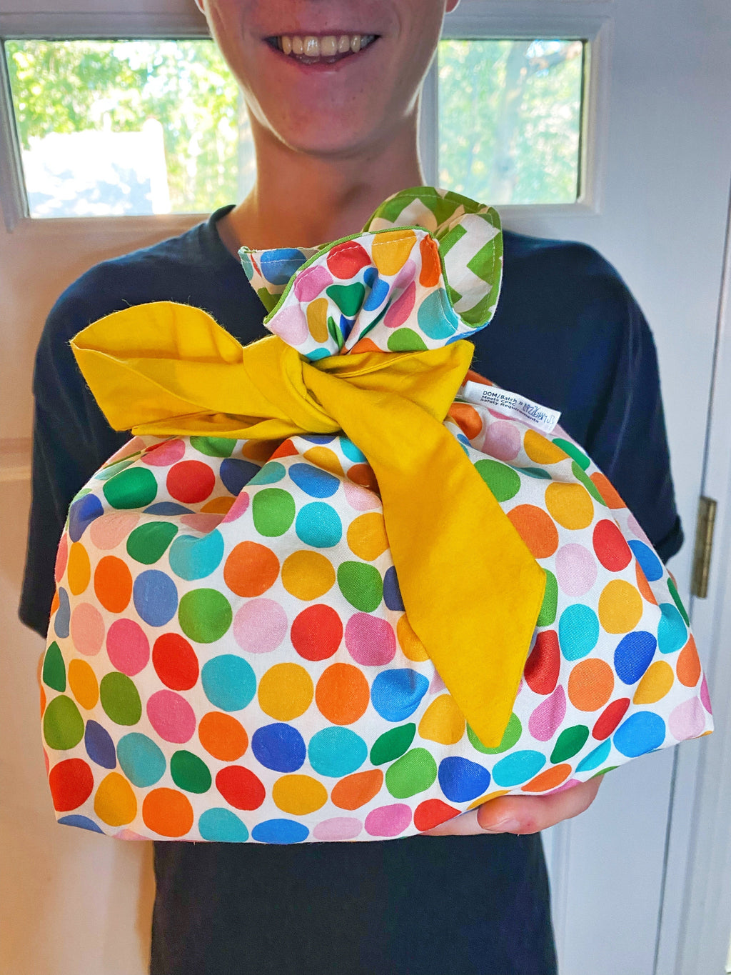Going All Out Gift Bag - Golden Christmas Trees