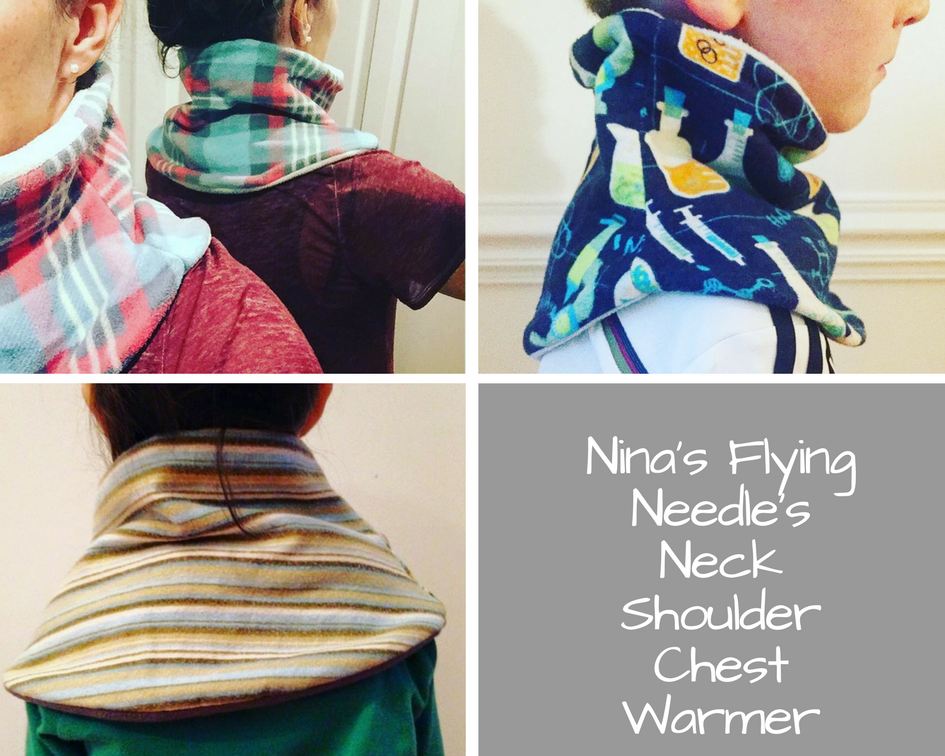 Adult Handmade Neck Warmer Dots on Yellow