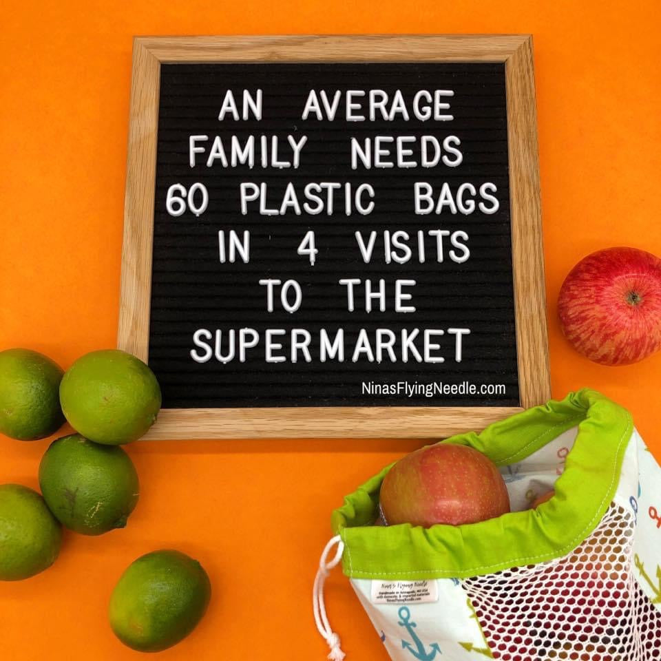 Large Produce Bag Vegetables