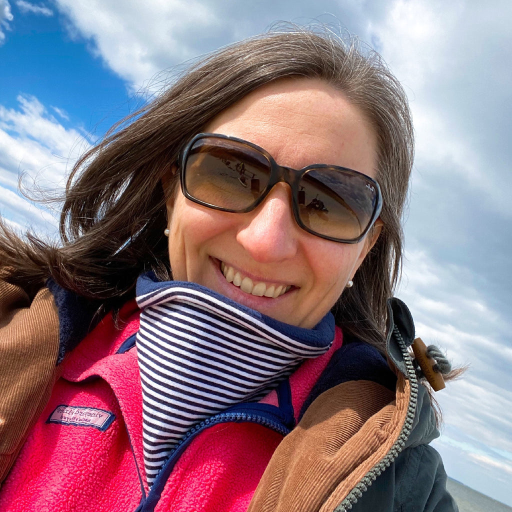 Adult Handmade Neck Warmer Pink Print