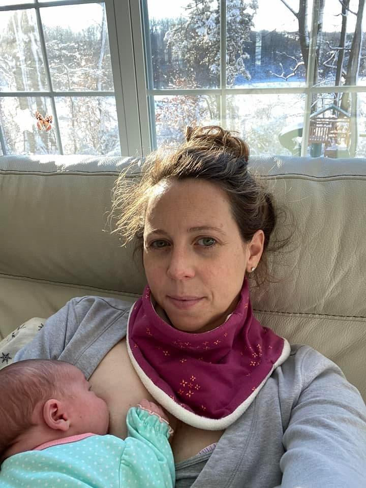 Adult Handmade Neck Warmer Moon
