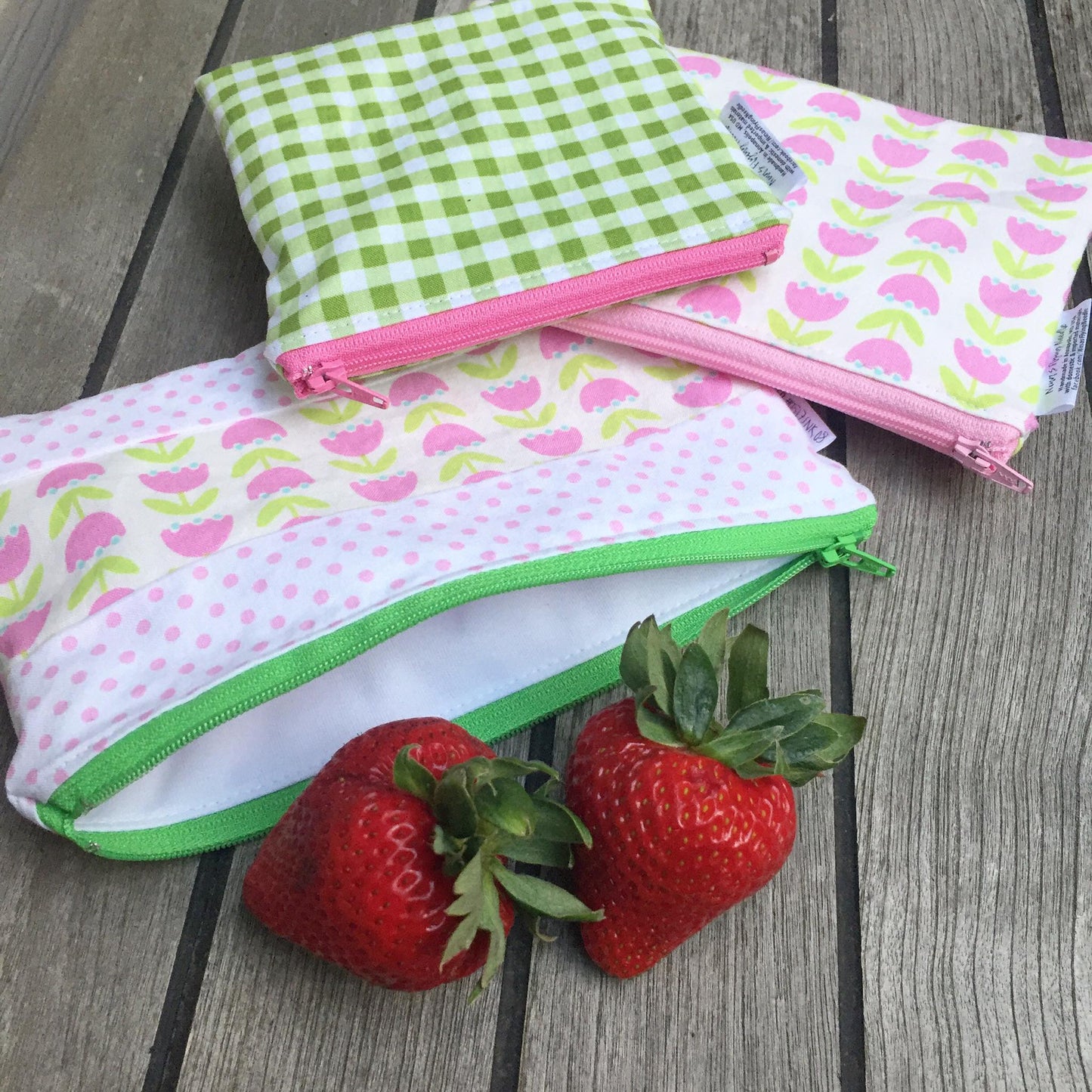 Snack Sized Reusable Zippered Bag Solid Lavender