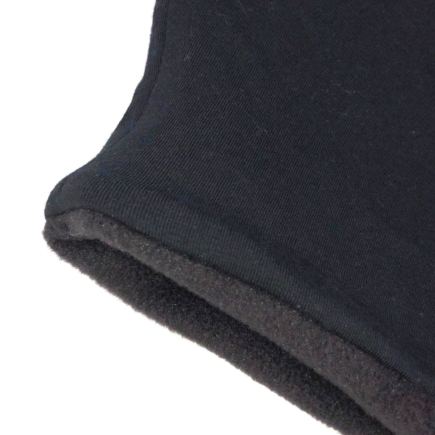 Adult Handmade Neck Warmer Solid Black (multiple liner options)