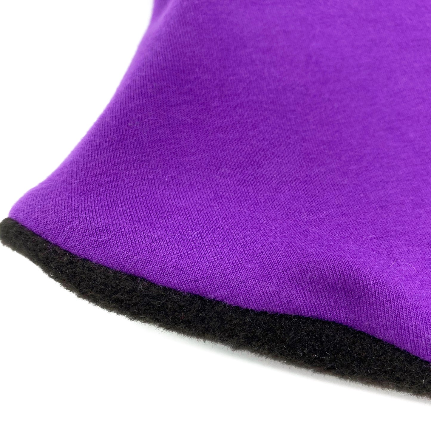 Adult Handmade Neck Warmer Solid Violet (multiple liner options)
