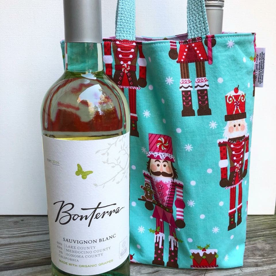 Toddler Sized Reversible Tote Ocean Animals