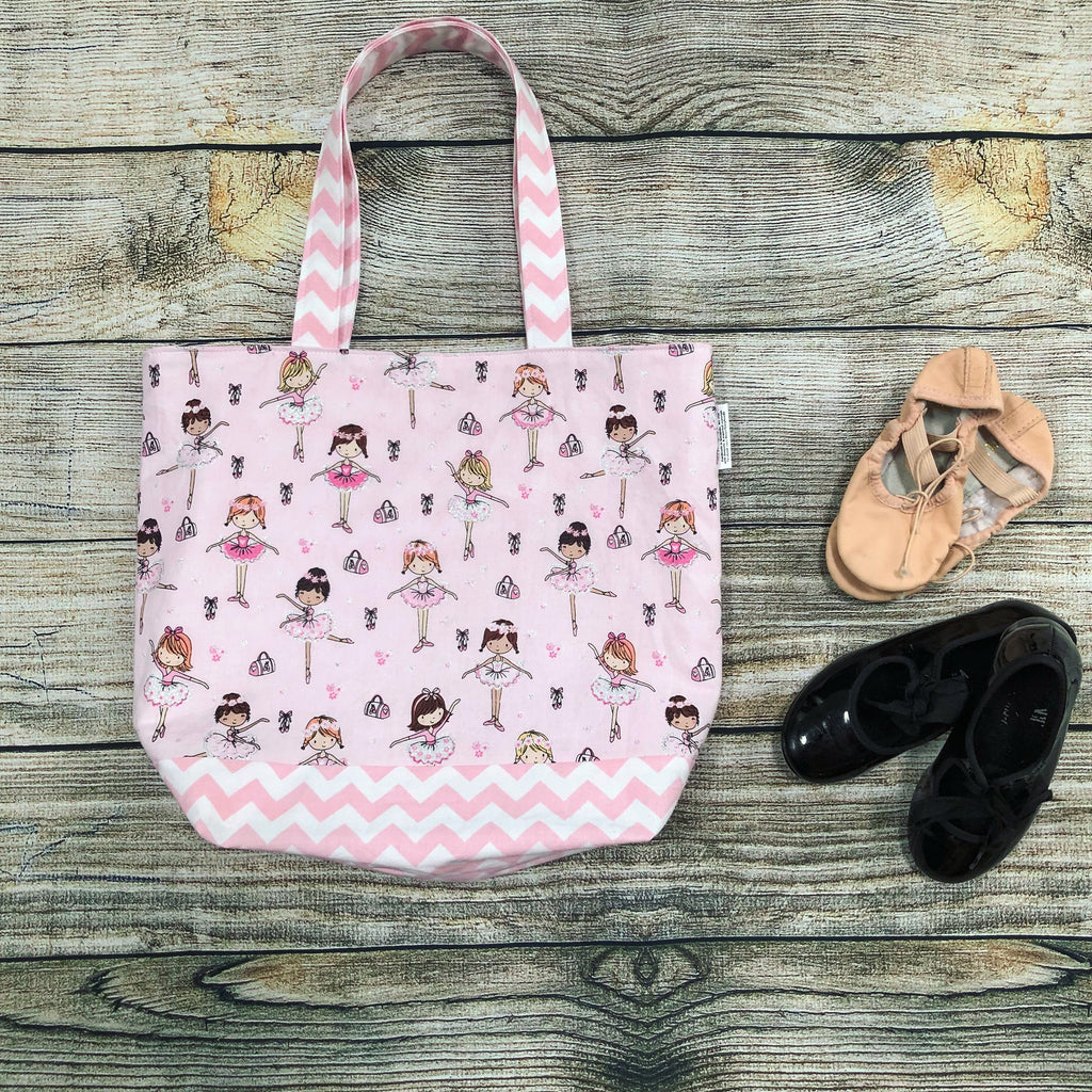 Children's Library Sized Reversible Tote Bookworms