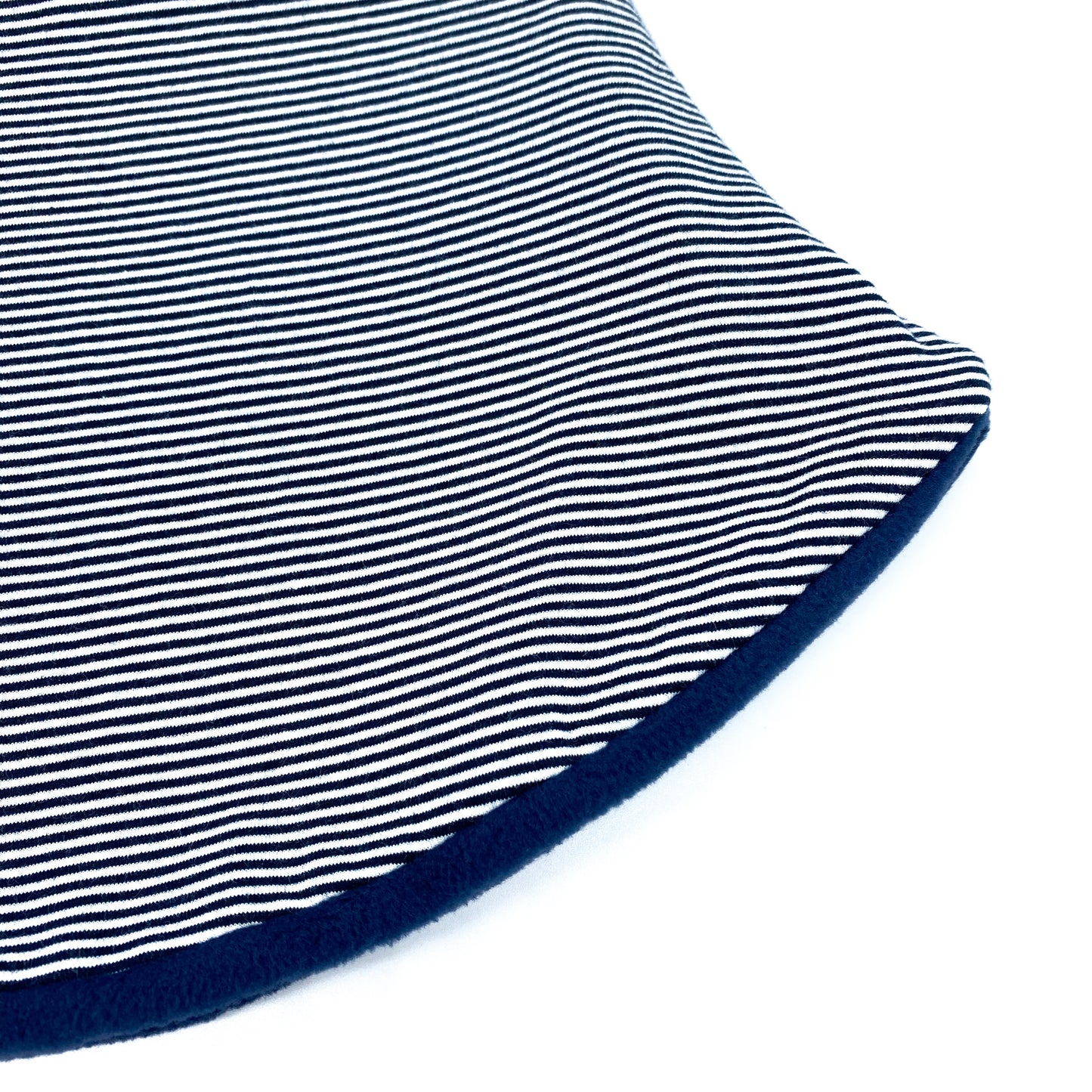 Adult Handmade Neck Warmer Stripes Thin Navy
