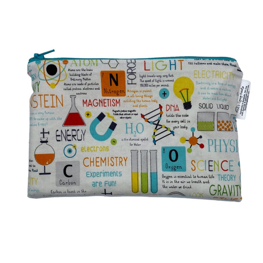 Snack Sized Reusable Zippered Bag Science
