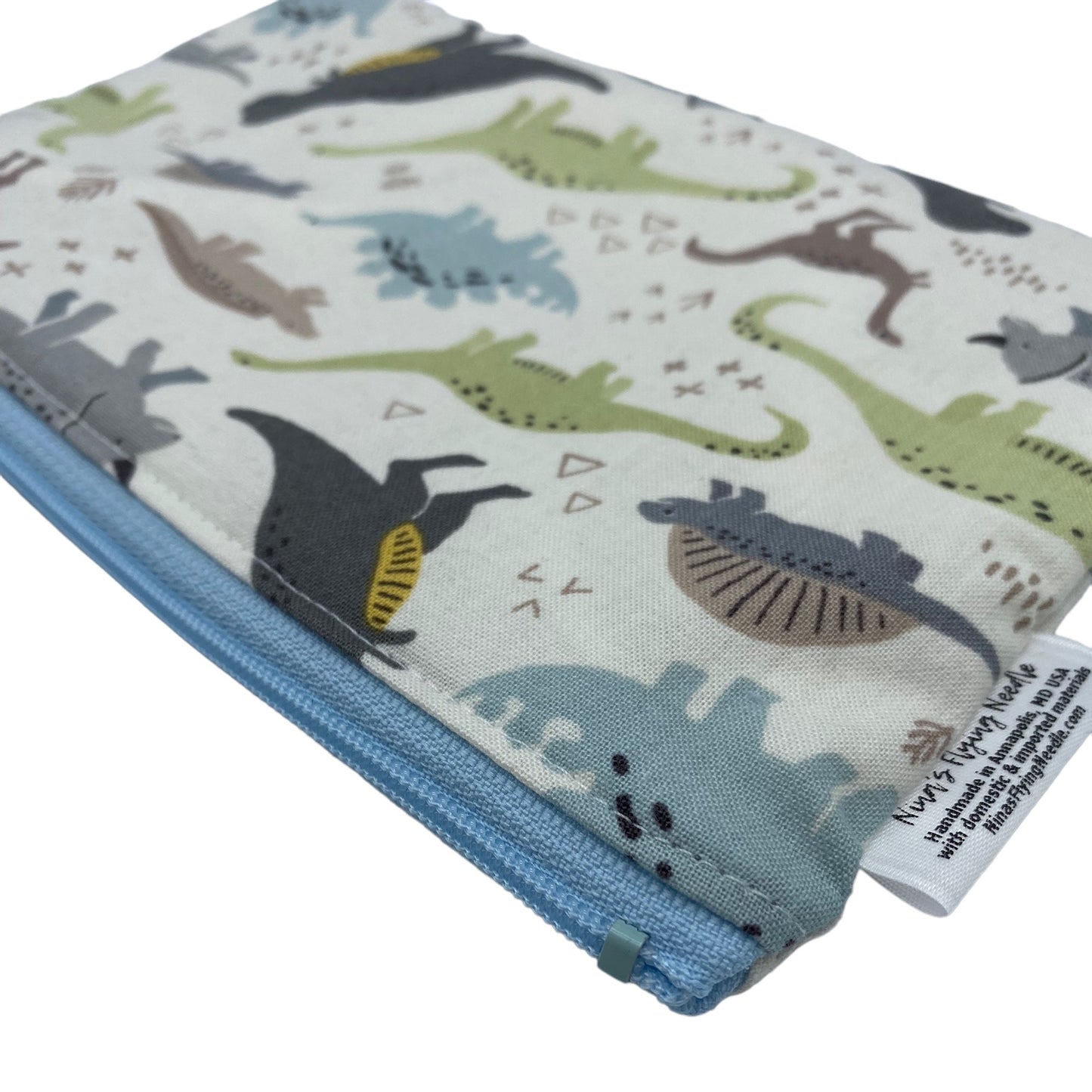 Snack Sized Reusable Zippered Bag Dinosaurs