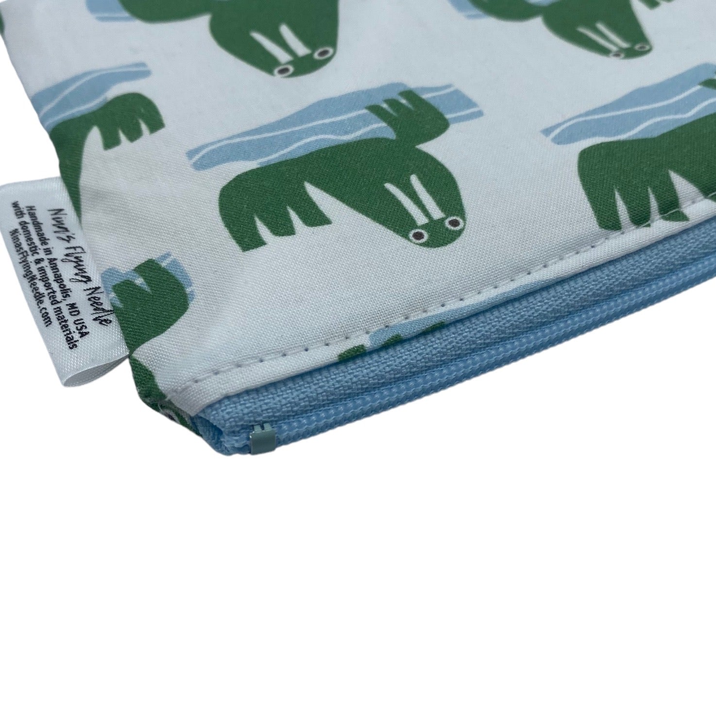 Knick Knack Sized Reusable Zippered Bag Walruses