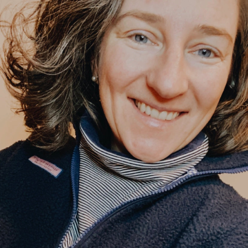 Adult Handmade Neck Warmer Gray + on Cream