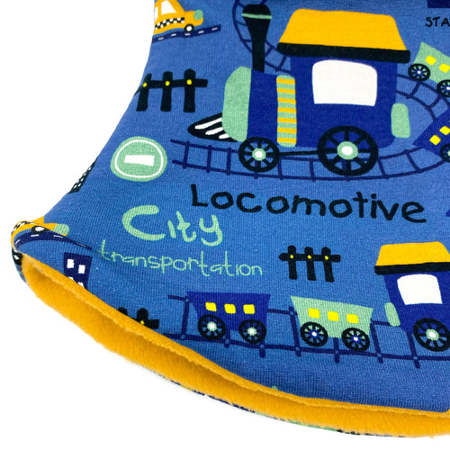 Child's Handmade Neck Warmer Trains