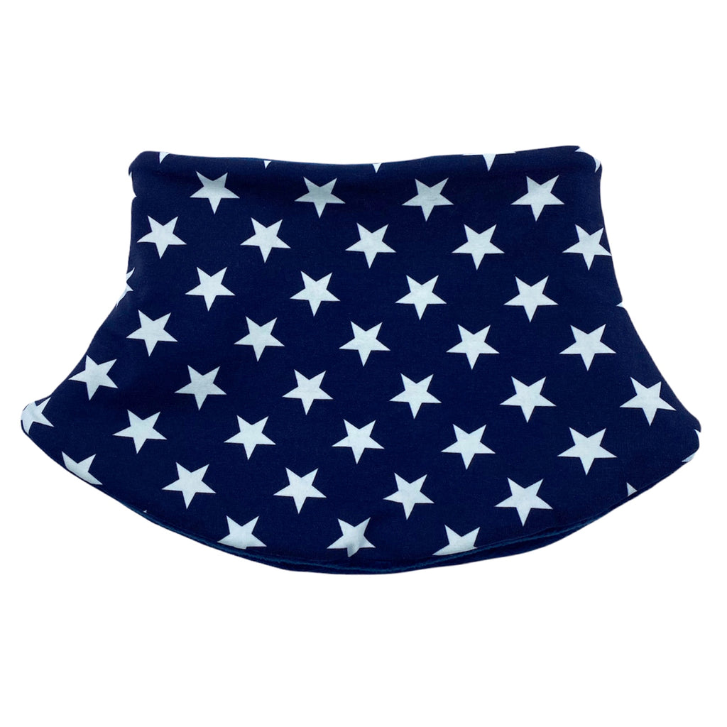Child's Handmade Neck Warmer Stars Navy