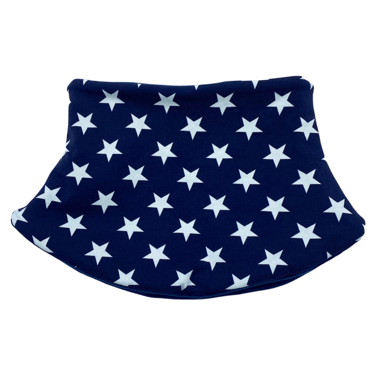 Child's Handmade Neck Warmer Stars Navy