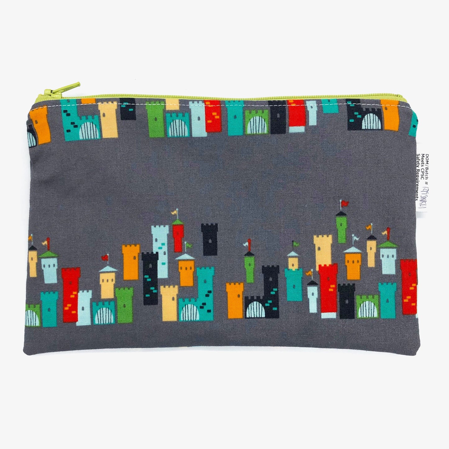 Snack Sized Reusable Zippered Bag Castles