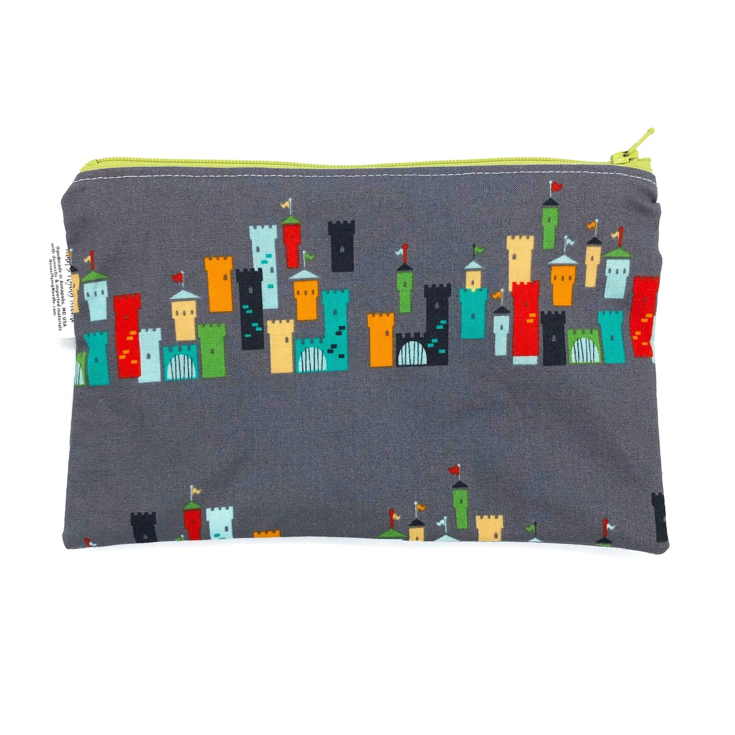 Snack Sized Reusable Zippered Bag Castles