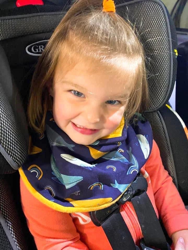 Child's Handmade Neck Warmer Mermaids Glitter